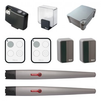 NICE TOONA HS TO5024HS high-speed 24V swing gate motor installed for 5 meter swing gates in UAE