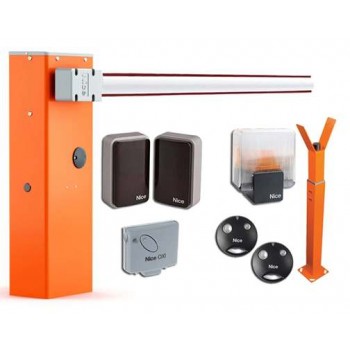 NICE WIDE S parking boom gate barrier 3 meter installed at parking entrance in UAE