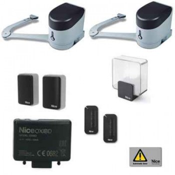 NICE HYKEKIT BD 24V underground swing gate motor kit installed in UAE