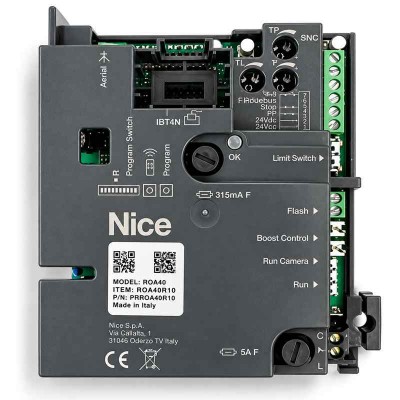 NICE ROA40 Control Board for ROX600 Sliding Gate Motor UAE NICE ROA40 Control Board for ROX600 Sliding Gate Motor UAE