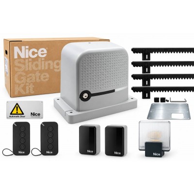 NICE ROBUS 400 RBS400BDKCE Sliding Gate Motor Kit – 400 KG