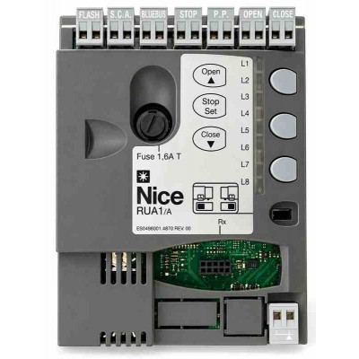 NICE RUA1 Control Board for RUN1800 & RUN2500 Gate Motors UAE NICE RUA1 Control Board for RUN1800 & RUN2500 Gate Motors UAE