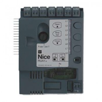 NICE RUA1 spare control unit for RUN1800 and RUN2500 sliding gate motors in UAE